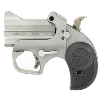 Bond Arms Roughneck Break Action Derringer - 9mm Caliber, 3 Inch Barrel, Stainless Steel, Matte Stainless Steel