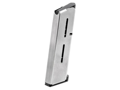 Wilson Combat 47OXCHV 1911 6rd Detachable w/ Lo-Profile Steel Floor Plate 45 ACP+P Stainless Steel