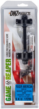 DNZ 17280 Game ReaperRuger Scope MountRing Combo Matte Black 30mm UPC: 879956005281