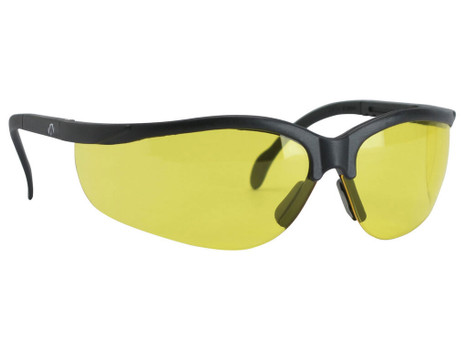 Walker's GWPYLSG Sport Glasses Adult Yellow Lens Polycarbonate Black Frame
