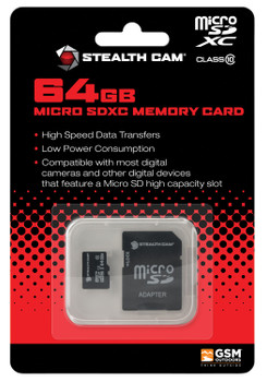 Stealth Cam STC64MICSD Micro SD Memory Card  64GB UPC: 888151013854