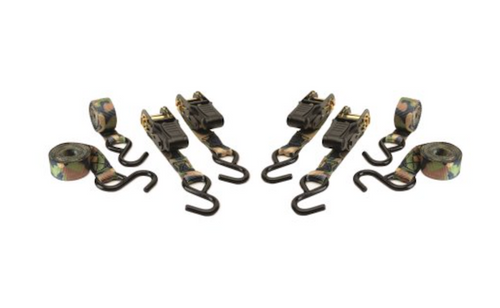 HME RS4PK Camouflage Ratchet Tie Down Straps Camouflage 4 Pack UPC: 888151015100
