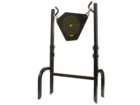 SME 95GNG Gong Heavy Duty 9.50" Handgun/Rifle Black 10MM NM500 Steel Bullseye Includes Black