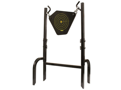 SME 95GNG Gong Heavy Duty 9.50" Handgun/Rifle Black 10MM NM500 Steel Bullseye Includes Black