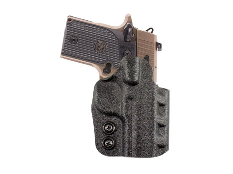 DeSantis Gunhide D94KAB6Z0 Cazzuto OWB Black Kydex Paddle Fits Glock 19/19 Gen 5/19X/23/32/45 Right Hand