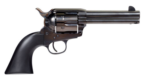 Taylors  Company 555161 Devil Anse  45 Colt LC Caliber with 4.75 Blued Finish Barrel 6rd Capacity Blued Finish Cylinder Color Case Hardened Finish Steel Frame  Matte Black Wood Grip UPC: 810012511704