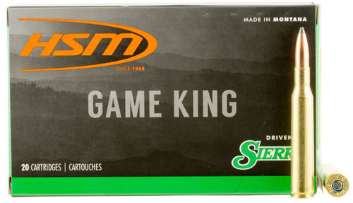 HSM Game King Hyper Velocity Centerfire Ammunition, 270 Winchester, Sierra GameKing Spitzer Boat Tail, 150 Grain - 20 Cartridge Box ( 20 / 1 )