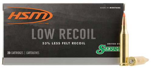HSM Low Recoil Hyper Velocity Centerfire Ammunition, 243 Winchester, Orange Polymer Tip, 85 Grain - 20 Cartridge Box ( 20 / 1 )