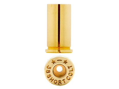Starline Brass 38SCEUP100 Unprimed Cases 38 Short Colt Handgun Brass 100 Per Bag