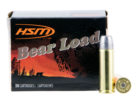 HSM 454C4N20 Bear Load 454 Casull 325 gr Wide Flat Nose 20 Per Box/ 20 Case