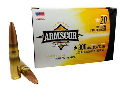 ARMSCOR 300BO 220GR HPBT SUBSON 20B UPC: 812285022048