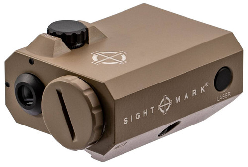 Sightmark SM25016DE LoPro Mini Laser Sight 5mW Green Laser with 520nM Wavelength 50yds Day600yds Night Range Dark Earth Finish UPC: 812495025723