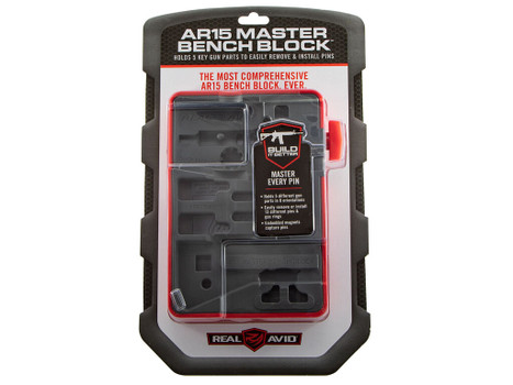 Real Avid AVAR15MBB Master Bench Block Black Polymer Resin AR Platforms