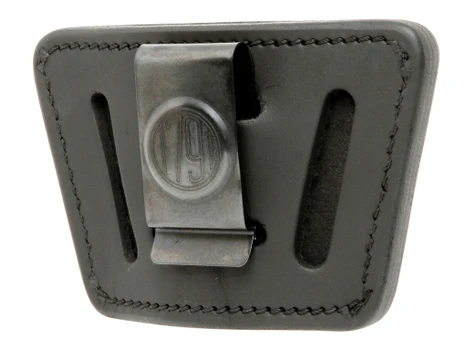 1791 Gunleather UIWSBLA UIW IWB/OWB Black Leather Belt Clip Fits Most Small-Mid Frame Autos Ambidextrous