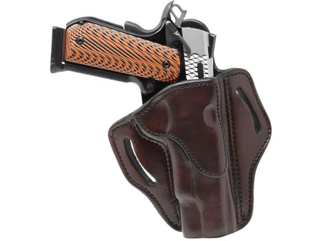 1791 Gunleather BH1SBRR BH1 OWB Size 01 Signature Brown Leather Belt Slide Fits 4-5" 1911 Right Hand