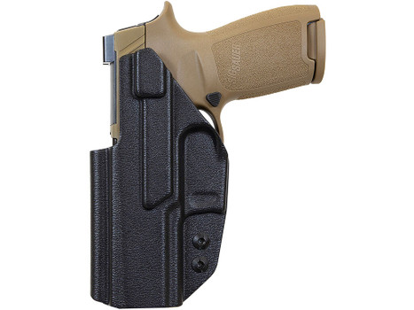 1791 Gunleather TACIWBP320BLKR Tactical Kydex IWB Black Kydex Belt Clip Fits Sig P320