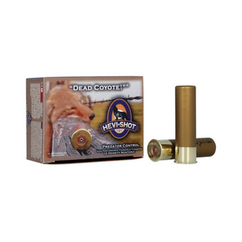 HEVI-Shot Dead Coyote 12 Gauge Shotshell Ammunition, 3 1/2 Inch, 1350 FPS, 1 1/2 Ounce, T Shot - 10 Cartridge Box ( 10 / 1 )
