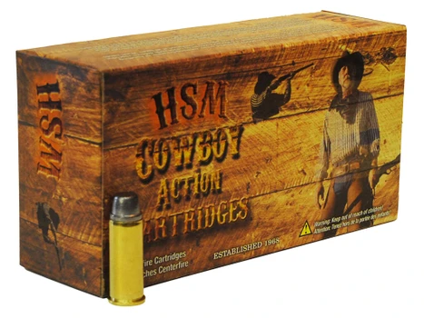 HSM 385N Cowboy Action 38 Special 158 gr Round Nose Flat Point 50 Per Box/ 10 Case