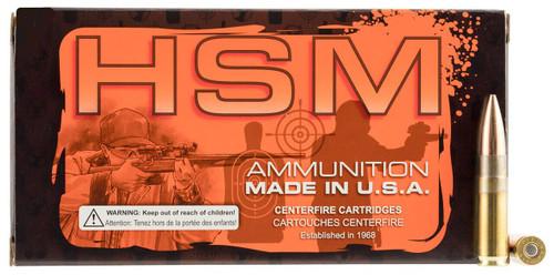 HSM Match Subsonic Centerfire Ammunition, 300 Blackout, Sierra MatchKing BTHP, 220 Grain - 20 Cartridge Box ( 20 / 1 )