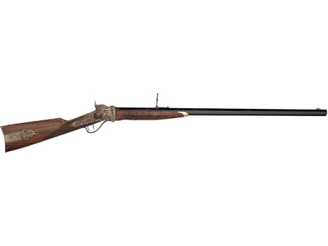 Taylors & Company 210148 1874 Sharps Down Under Sport 45-70 Gov Caliber with 1rd Capacity, 34" Blued Barrel, Color Case Hardened Metal Finish & American Walnut Stock Right Hand (Full Size)