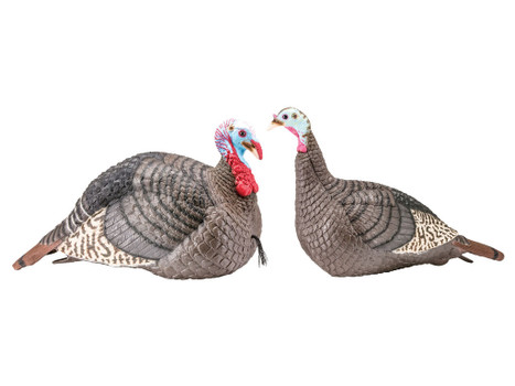 HS Strut 100005 Strut-Lite Jake & Hen Combo Wild Turkey Species Multi Color Synthetic