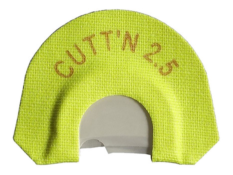 HS Strut 05904 Cuttn 2.5 Diaphragm Call Double Reed Attracts Turkeys Yellow