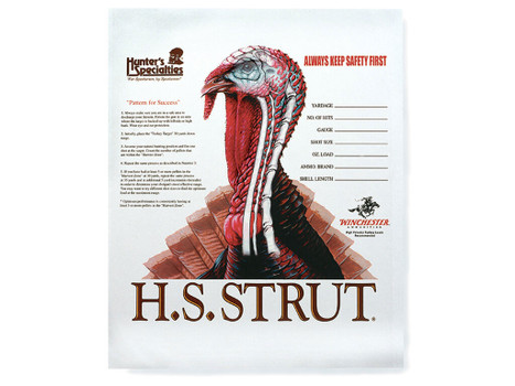 HS Strut 06850 Turkey Paper Hanging Shotgun 11" x 11" Multi-Color 12 PK