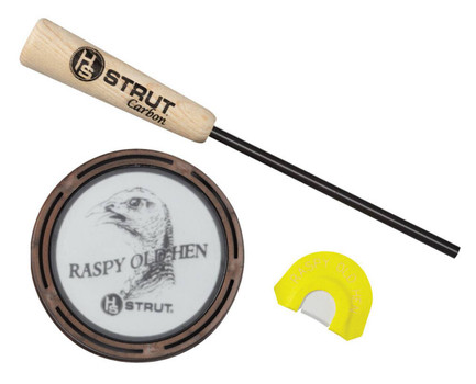 Hunters Specialties Raspy Old Hen Glass Wild Turkey Call UPC: 021291070114