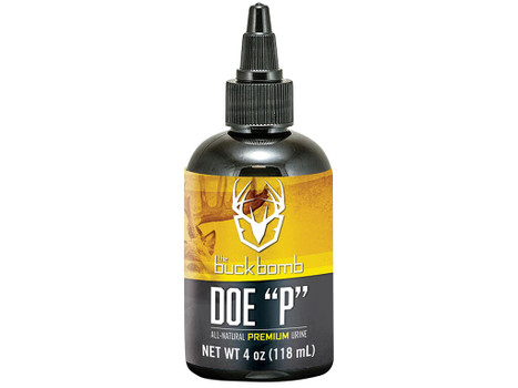 The Buck Bomb BB-200009 Buck Bomb Doe P Doe/Fawn Attractant 4 oz Dropper Bottle