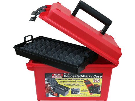 MTM Case-Gard HCC30 Conceal Carry Case Handgun Red