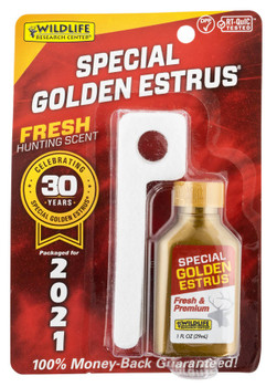 Wildlife Research 405 Special Golden Estrus  Deer Attractant Doe In Estrus Scent 1oz Bottle UPC: 024641004050