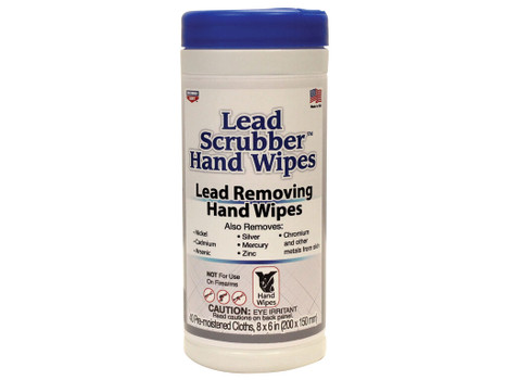Birchwood Casey 32440 Lead Scrubber 8" x 6" Wipes 40 Per Pkg