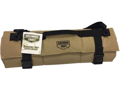 Birchwood Casey 48301 Shooting Mat Coyote Brown 84"x27