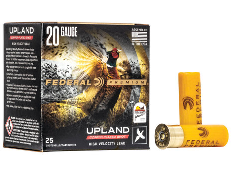 Federal PF20475 Premium Wing-Shok Pheasant Forever High Velocity 20Gauge 2.75" 1oz 7.5Shot 25 Per Box/10 Case