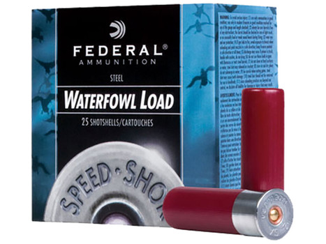 Federal WF1434 Speed-Shok 12Gauge 3" 1 1/8oz 4Shot 25 Per Box/10 Case