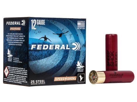 Federal WF1333 Speed-Shok 12Gauge 3.50" 1 3/8oz 3Shot 25 Per Box/10 Case