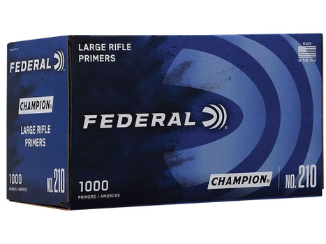 Federal 210 Champion Large Rifle Multi Caliber 1000 Per Box/5 Case