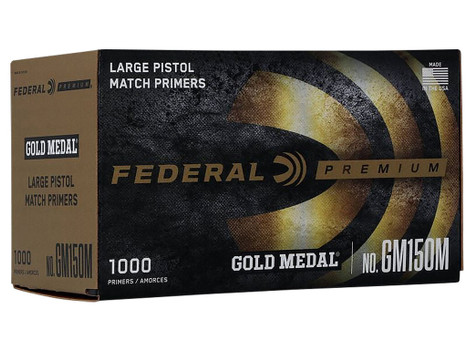 Federal GM150M Gold Medal Premium Multi Caliber Handgun 1000 Per Box/5 Case