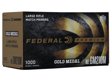 Federal GM210M Gold Medal Premium Multi Caliber 1000 Per Box/5 Case