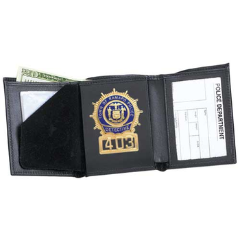 Tri-Fold Badge Wallet - Dress UPC: 029682622256