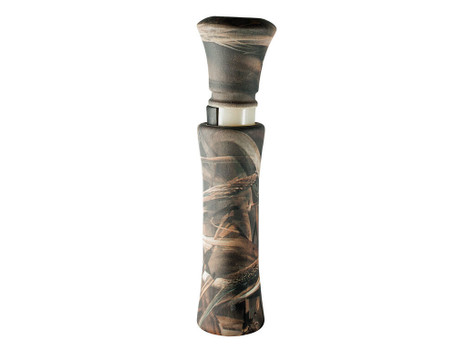 Duck Commander DC2006 Camo Max Open Call Double Reed Mallard Hen Sounds Attracts Ducks Realtree Max-4 Plastic