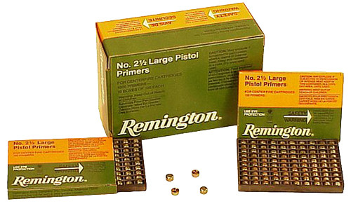 Remington Ammunition 22600 Centerfire Primers Reloading Small Pistol Multi Caliber Handgun UPC: 047700095011