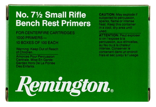 Remington Ammunition 22628 Centerfire Primers Benchrest Small Rifle Rifle UPC: 047700095417