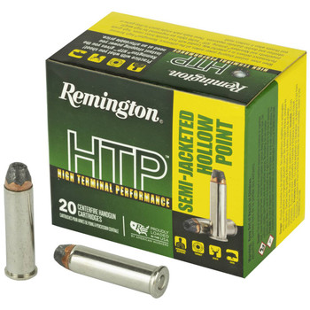 Remington High Terminal Performance (HTP) High Velocity Centerfire Ammunition, 357 Magnum, Semi Jacketed Hollow Point, 158 Grain - 20 Cartridge Box ( 20 / 1 )