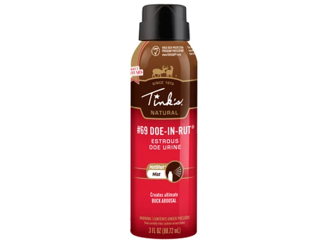 Tinks W5310 #69 Hot Shot Deer Attractant Doe In Estrus Scent 3 oz Aerosol