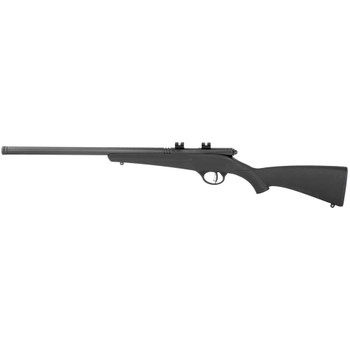 Savage Arms 13834 Rascal FVSR 22 LR Caliber with 1rd Capacity 16.12 Threaded Barrel Matte Blued Metal Finish  Matte Black Synthetic Stock Right Hand Youth UPC: 062654138348