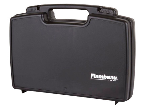 Flambeau 6455SC Safe Shot Pistol Pack Case Black Polymer Holds 2 Pistols