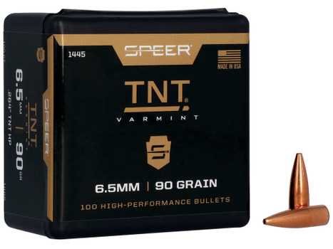 Speer 1445 TNT 6.5Creedmoor 90gr Jacketed Hollow Point 100 Per Box/5 Case