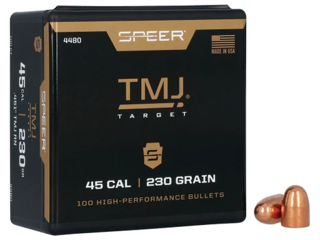 Speer 4480 TMJ 45Cal 230gr Total Metal Jacket 100 Per Box/5 Case