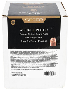 Speer 4714 Handgun  45 Cal .454 230 gr Round Nose 500 Per Box 3 Case UPC: 076683047144